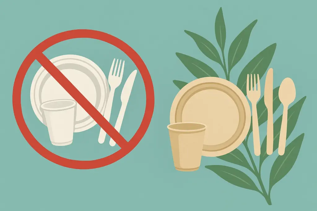 Switch to Bagasse Tableware