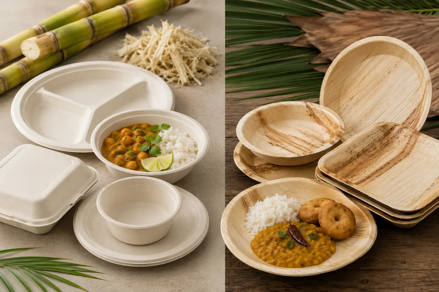 Bagasse vs Areca Leaf Plates: Which Should You Pick?