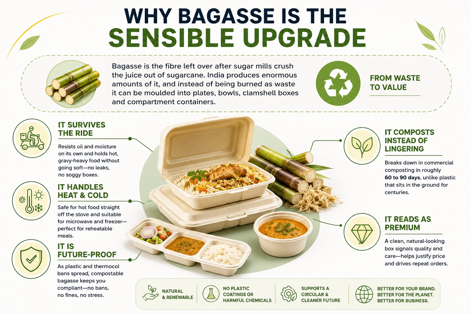 Why Bagasse Is the Sensible Upgrade