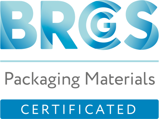 BRCGS Packaging Materials Certificated